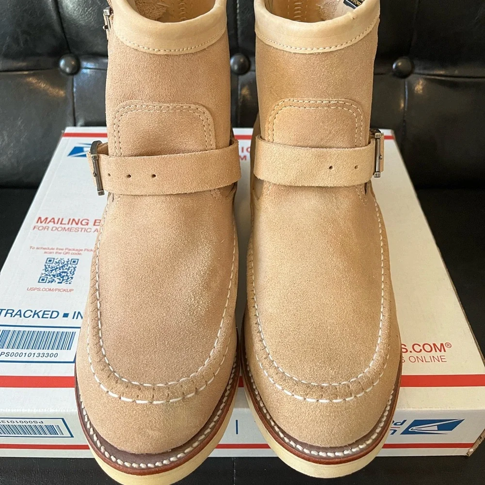 Chippewa Highlander Moc Toe Engineer‎ Khaki Suede
